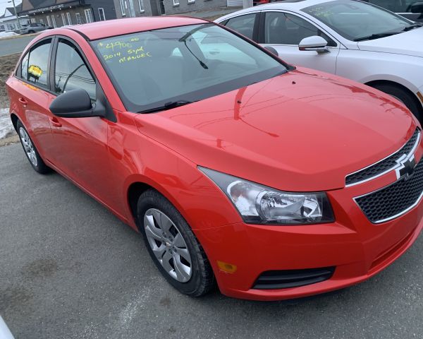 2014 Chevrolet cruze lt 5 spd manuel